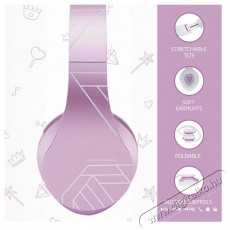 PowerLocus P2 Kids Purple/White Audio-Video / Hifi / Multimédia - Fül és Fejhallgatók - Fejhallgató - 510168
