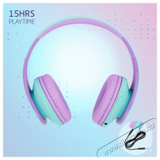 PowerLocus P2 Kids Teal/Purple Audio-Video / Hifi / Multimédia - Fül és Fejhallgatók - Fejhallgató - 510166