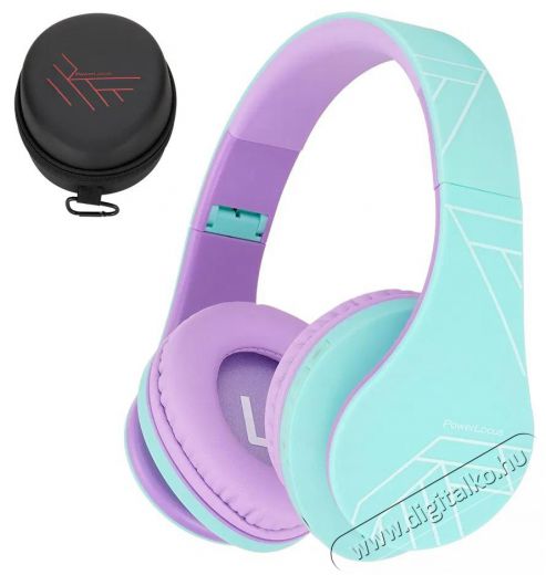 PowerLocus P2 Kids Teal/Purple Audio-Video / Hifi / Multimédia - Fül és Fejhallgatók - Fejhallgató - 510166