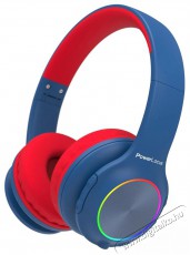 PowerLocus PLED Blue/Red Audio-Video / Hifi / Multimédia - Fül és Fejhallgatók - Fejhallgató mikrofonnal / headset - 510167
