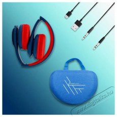 PowerLocus PLED Blue/Red Audio-Video / Hifi / Multimédia - Fül és Fejhallgatók - Fejhallgató mikrofonnal / headset - 510167