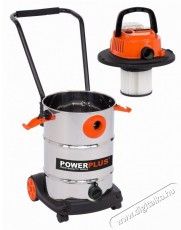 PowerPlus POWDP6050 Akkus száraz/nedves porszívó, 20 V, 30 l (akku nélkül) Háztartás / Otthon / Kültér - Porszívó / takarítógép - Száraz-nedves takarítógép - 519079