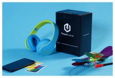 PowerLocus P2 Kids Blue/Green Audio-Video / Hifi / Multimédia - Fül és Fejhallgatók - Fejhallgató - 519068