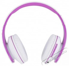 PowerLocus P2 White/Violet Audio-Video / Hifi / Multimédia - Fül és Fejhallgatók - Fejhallgató mikrofonnal / headset - 519069