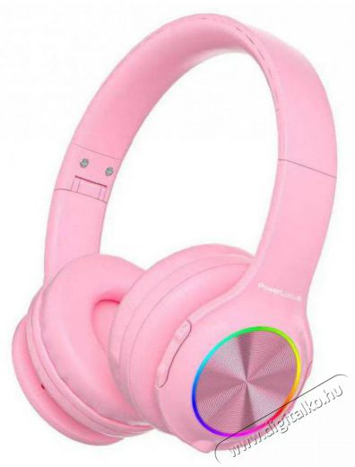 PowerLocus PLED Pink Audio-Video / Hifi / Multimédia - Fül és Fejhallgatók - Fejhallgató mikrofonnal / headset - 519061