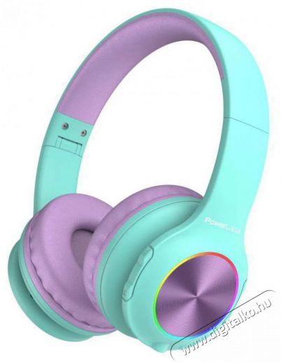 PowerLocus PLED Teal/Purple Audio-Video / Hifi / Multimédia - Fül és Fejhallgatók - Fejhallgató - 519064