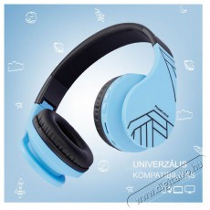 PowerLocus P1 Kids Black/Blue Audio-Video / Hifi / Multimédia - Fül és Fejhallgatók - Fejhallgató mikrofonnal / headset - 525685