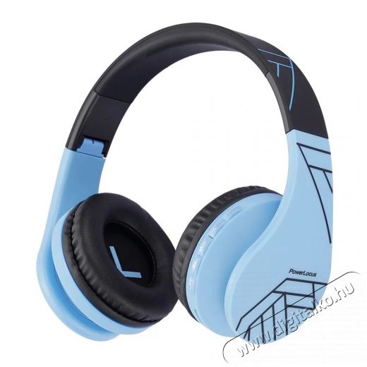 PowerLocus P1 Kids Black/Blue Audio-Video / Hifi / Multimédia - Fül és Fejhallgatók - Fejhallgató mikrofonnal / headset - 525685