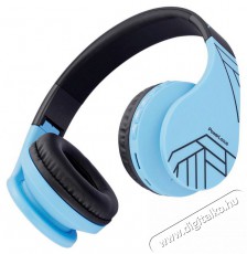 PowerLocus P1 Kids Black/Blue Audio-Video / Hifi / Multimédia - Fül és Fejhallgatók - Fejhallgató mikrofonnal / headset - 525685