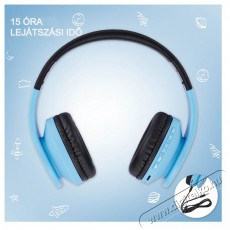 PowerLocus P1 Kids Black/Blue Audio-Video / Hifi / Multimédia - Fül és Fejhallgatók - Fejhallgató mikrofonnal / headset - 525685