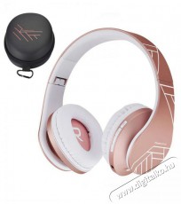 PowerLocus P2 Kids Rose Gold headset Audio-Video / Hifi / Multimédia - Fül és Fejhallgatók - Fejhallgató mikrofonnal / headset - 529030
