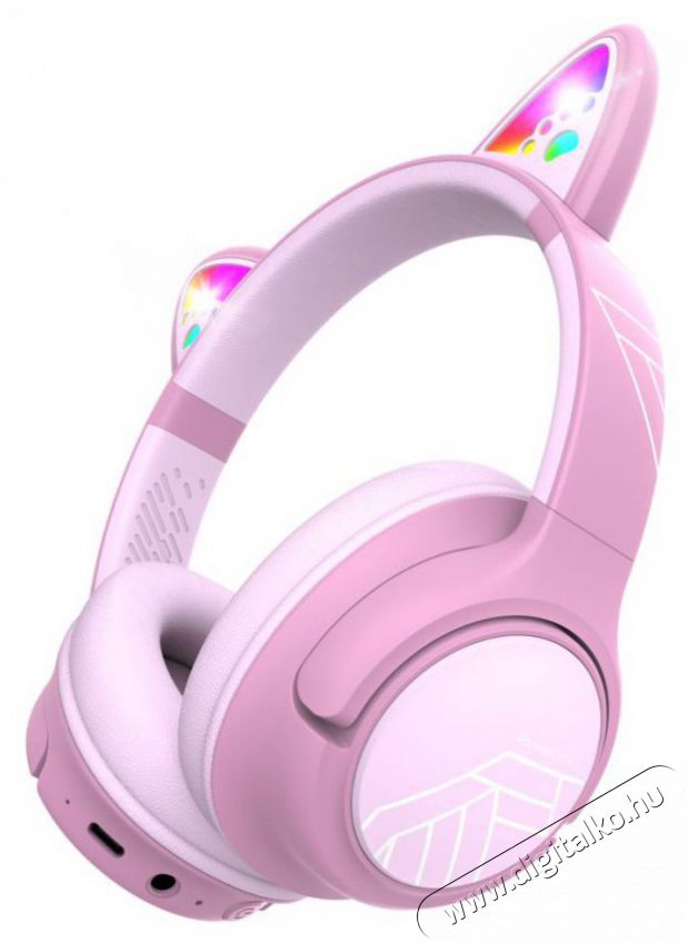 PowerLocus Bobo Cat Ears Pink Fejhallgat&oacute; Audio-Video / Hifi / Multim&eacute;dia - F&uuml;l &eacute;s Fejhallgat&oacute;k - Fejhallgat&oacute; mikrofonnal / headset - 529895