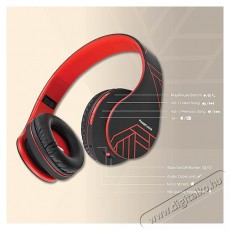 PowerLocus P2 Black/Red Fejhallgat&oacute; Audio-Video / Hifi / Multim&eacute;dia - F&uuml;l &eacute;s Fejhallgat&oacute;k - Fejhallgat&oacute; mikrofonnal / headset - 529897