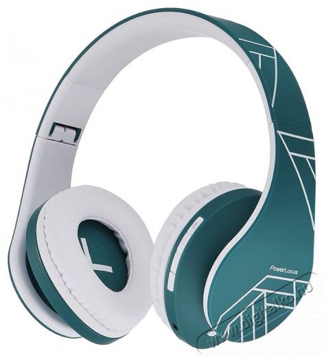 PowerLocus P2 Ocean Blue Fejhallgató Audio-Video / Hifi / Multimédia - Fül és Fejhallgatók - Fejhallgató mikrofonnal / headset - 529898