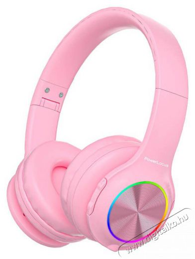 PowerLocus PLED Pink Audio-Video / Hifi / Multimédia - Fül és Fejhallgatók - Fejhallgató mikrofonnal / headset - 519061