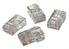 PRC Cat.5E UTP 8P8C dugó patch kábelhez 100/csomag Tv kiegészítők - Kábel / csatlakozó - Csatlakozó / elosztó / átalakító - 389420