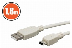 PRC USB 2.0 A - mini USB 2.0 B 1.8m kábel Tv kiegészítők - Kábel / csatlakozó - USB kábel - 389634
