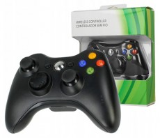 PRC vezeték nélküli Xbox 360 fekete kontroller Iroda és számítástechnika - Játék konzol - Xbox 360 konzol - 389573