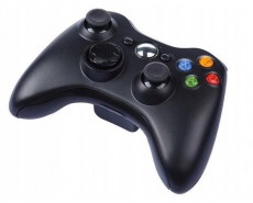PRC vezeték nélküli Xbox 360 fekete kontroller Iroda és számítástechnika - Játék konzol - Xbox 360 konzol - 389573