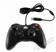 PRC Vezetékes Xbox 360/PC fekete kontroller Iroda és számítástechnika - Számítógép tartozék - PC kontroller - 389482