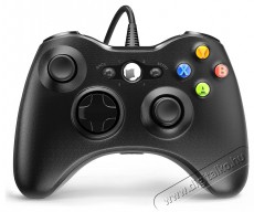 PRC Vezetékes Xbox 360/PC fekete kontroller Iroda és számítástechnika - Számítógép tartozék - PC kontroller - 389482