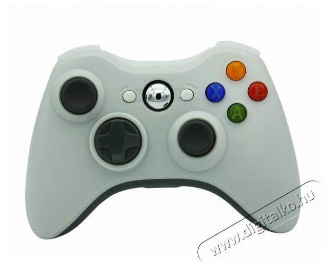 PRC vezeték nélküli Xbox 360/PC USB adapterrel fehér kontroller Iroda és számítástechnika - Játék konzol - Kontroller - 389530