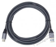 PremiumCord USB-C to USB 3.0 A (USB 3.2 generation 1, 3A, 5Gbit/s) 3m Tv kieg&eacute;sz&iacute;tők - K&aacute;bel / csatlakoz&oacute; - USB k&aacute;bel - 503391
