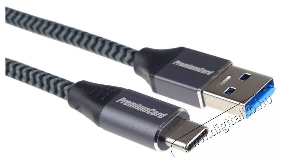 PremiumCord USB-C to USB 3.0 A (USB 3.2 generation 1, 3A, 5Gbit/s) 3m Tv kieg&eacute;sz&iacute;tők - K&aacute;bel / csatlakoz&oacute; - USB k&aacute;bel - 503391