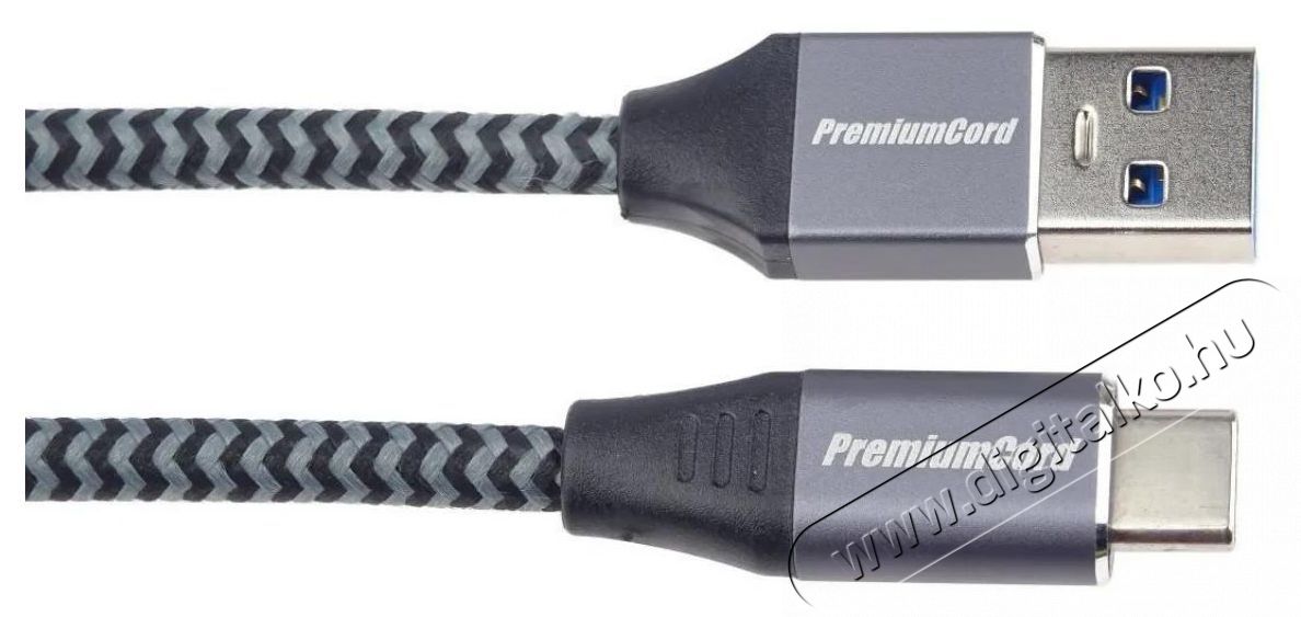 PremiumCord USB-C to USB 3.0 A (USB 3.2 generation 1, 3A, 5Gbit/s) 3m Tv kieg&eacute;sz&iacute;tők - K&aacute;bel / csatlakoz&oacute; - USB k&aacute;bel - 503391