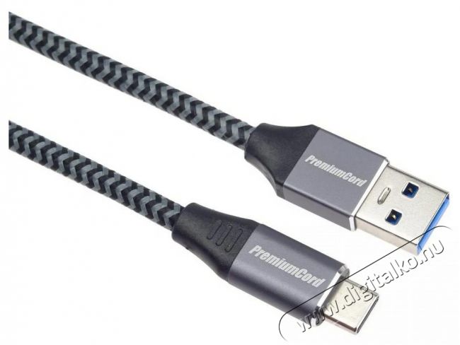 PremiumCord USB-C to USB 3.0 A (USB 3.2 generation 1, 3A, 5Gbit/s) 3m Tv kieg&eacute;sz&iacute;tők - K&aacute;bel / csatlakoz&oacute; - USB k&aacute;bel - 503391