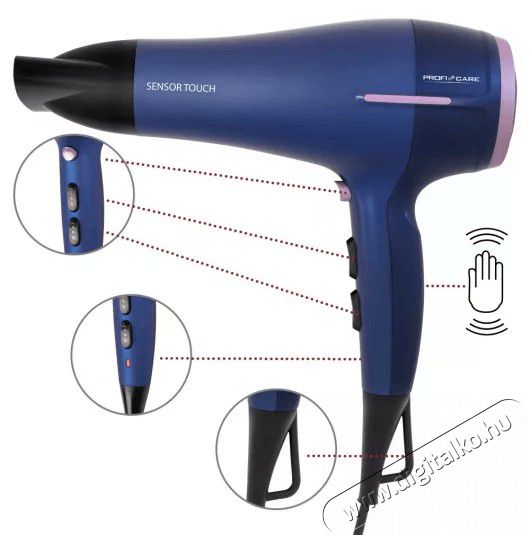 ProfiCare PC-HTD 3030 Sensor Touch Hajsz&aacute;r&iacute;t&oacute; Sz&eacute;ps&eacute;g&aacute;pol&aacute;s / Eg&eacute;szs&eacute;g - Haj&aacute;pol&aacute;s - Hajsz&aacute;r&iacute;t&oacute; - 363815