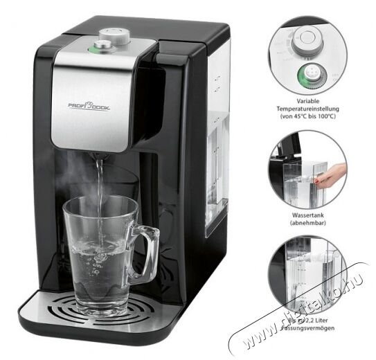 Proficook PC-HWS 1168 Forróvíz adagoló Konyhai termékek - Vízadagoló - 360567