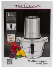Proficook PC-MZ 1150 aprító Konyhai termékek - Konyhai kisgép (előkészítés / feldolgozás) - Aprító / daráló - 348007