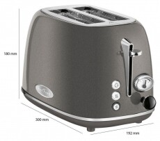 Proficook PC-TA 1193 Kenyérpirító - anthrazit Konyhai termékek - Konyhai kisgép (sütés / főzés / hűtés / ételkészítés) - Kenyérpirító - 363813