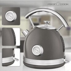 Proficook PC-WKS 1192 vízforraló - anthrazit Konyhai termékek - Vízforraló / teafőző - 363831