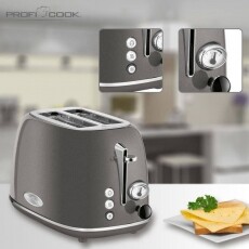 Proficook PC-TA 1193 Kenyérpirító - anthrazit Konyhai termékek - Konyhai kisgép (sütés / főzés / hűtés / ételkészítés) - Kenyérpirító - 363813