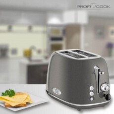 Proficook PC-TA 1193 Kenyérpirító - anthrazit Konyhai termékek - Konyhai kisgép (sütés / főzés / hűtés / ételkészítés) - Kenyérpirító - 363813