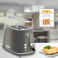Proficook PC-TA 1193 Kenyérpirító - anthrazit Konyhai termékek - Konyhai kisgép (sütés / főzés / hűtés / ételkészítés) - Kenyérpirító - 363813