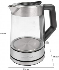 Proficook PC-WKS 1190 G vízforraló - inox Konyhai termékek - Vízforraló / teafőző - 364174