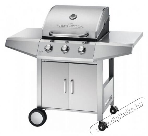 Proficook PC-GG 1057 gázgrill - ezüst Háztartás / Otthon / Kültér - Kültér / kerti termék / grill - Kerti grill - 346167