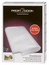 Proficook Vákuum kicsi 22x30cm vákuum tasak - 50db Konyhai termékek - Fóliahegesztő - Fóliahegesztő - 364171