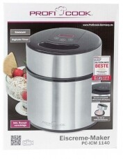 Proficook PC-ICM 1140 fagylalt készítő Konyhai termékek - Konyhai kisgép (sütés / főzés / hűtés / ételkészítés) - Fagylaltkészítő gép - 347998