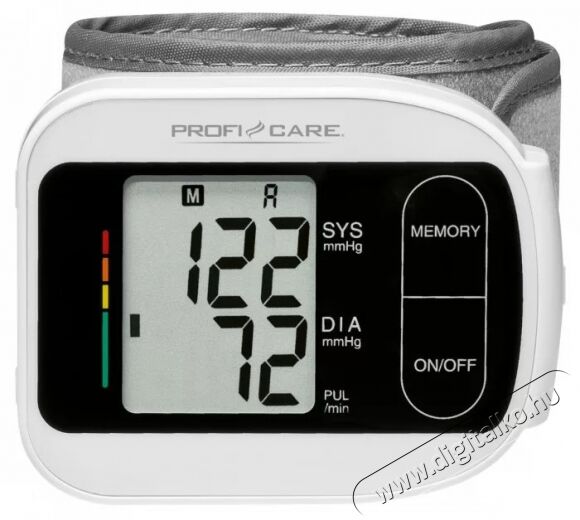 ProfiCare PC-BMG 3018 Vérnyomásmérő - fehér Szépségápolás / Egészség - Vérnyomásmérő - Csukló vérnyomásmérő - 364105