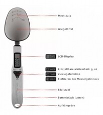 Proficook PC-LW 1214 kanálmérleg Konyhai termékek - Konyhai mérleg - 364170