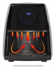 Proficook PC-FR 1147 H légkeveréses sütő Konyhai termékek - Konyhai kisgép (sütés / főzés / hűtés / ételkészítés) - Légkeveréses főzőgép / elektromos kukta / multifunkciós sütő - 347995