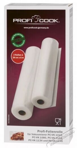 Proficook Vákuum fólia 28cm x 6m Vákuum fólia Konyhai termékek - Fóliahegesztő - Vákumfólia - 364173