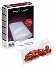 Proficook Vákuum kicsi 22x30cm vákuum tasak - 50db Konyhai termékek - Fóliahegesztő - Vákumfólia - 364171