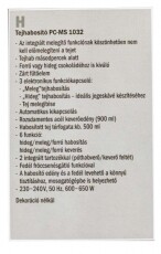 Proficook PC-MS 1032 tejhabosító Konyhai termékek - Kávéfőző / kávéörlő / kiegészítő - Tejhabosító - 348005
