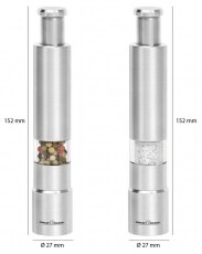 Proficook PC-PSM 1160 Só és borsörlő szett - inox Konyhai termékek - Konyhai eszköz - Só és bors örlő - 360577