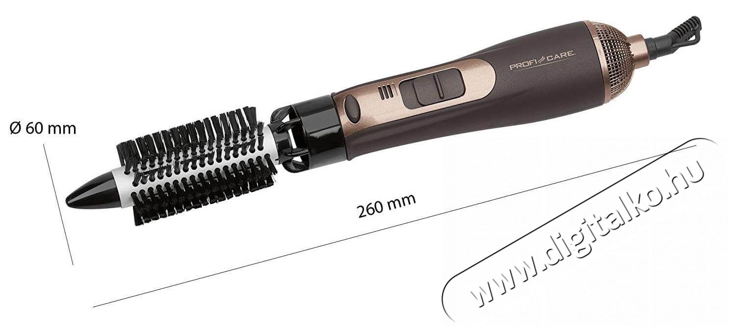 ProfiCare PC-HAS 3011 forrólevegős hajformázó - barna Szépségápolás / Egészség - Hajápolás - Meleglevegős hajformázó - 347967